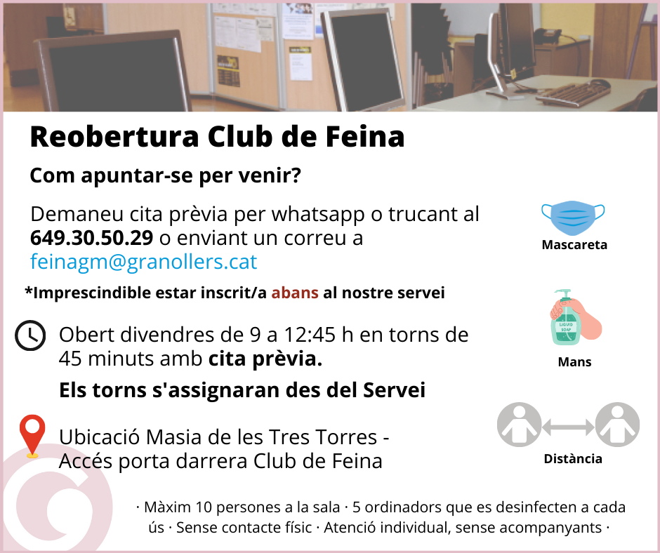 evaluar Agencia de viajes Escudriñar Club de feina - Ofertes de treball | Ajuntament de Granollers