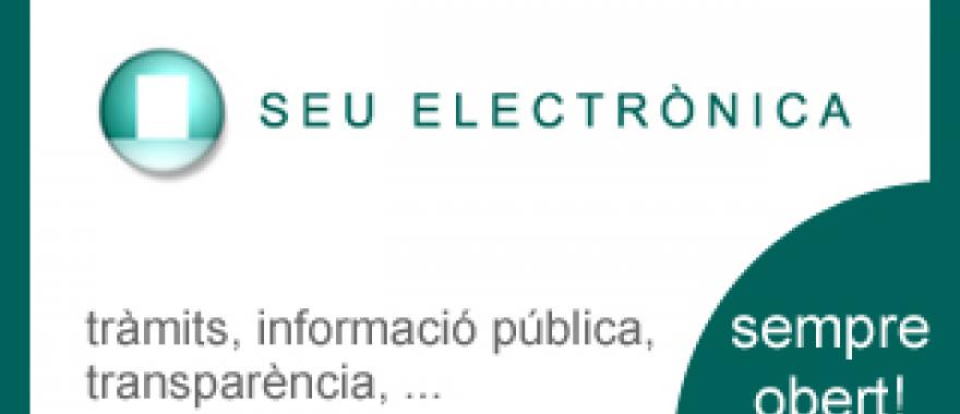 Enllaç a la portada de la seu electrònica
